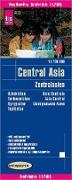 Reise Know-How Landkarte Zentralasien / Central Asia (1:1.700.000) : Usbekistan, Kirgisistan, Turkmenistan und Tadschikistan. 1:1'700'000